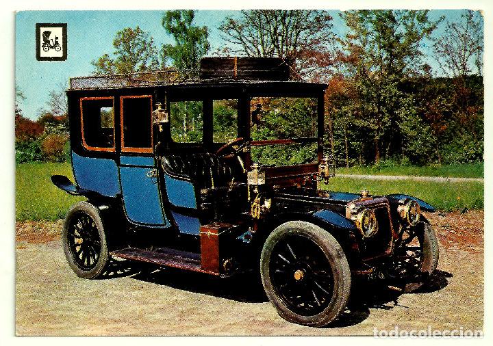 Postales: POSTAL DE COCHES DE &Eacute;POCA PANHARD-LEVASSOR 1908 - Foto 1