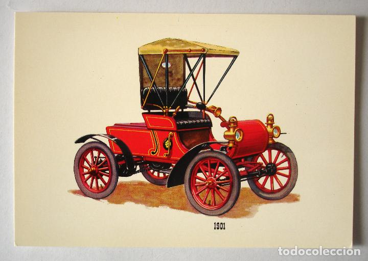 Postcards: Postal BV Coche antiguo 1901