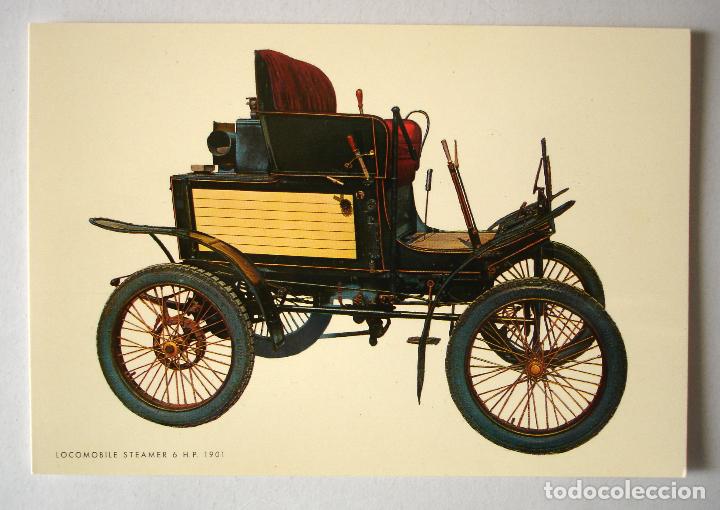 Postcards: Postal CyZ Locomobile Steamer 6 HP 1901