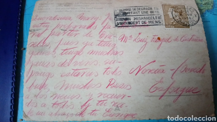Postales: Postal de Bruselas. C&iacute;rculo en 1958 - Foto 2