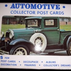 Postales: AUTOMOTIVE COLLECTOR POST CARDS SERIE 10. 10 POSTALES COCHES. Lote 150059722