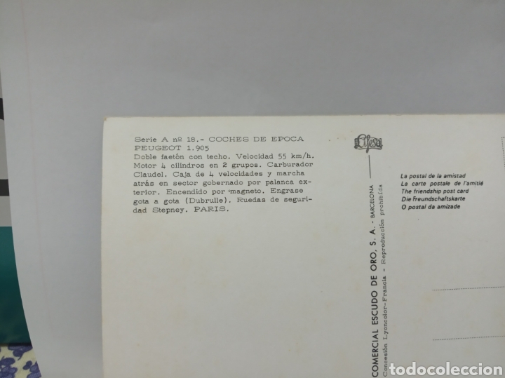 Postales: Coches de &eacute;poca - Foto 2