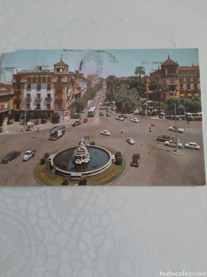 Postales: 1985 Sevilla coches EPOCA - Foto 1