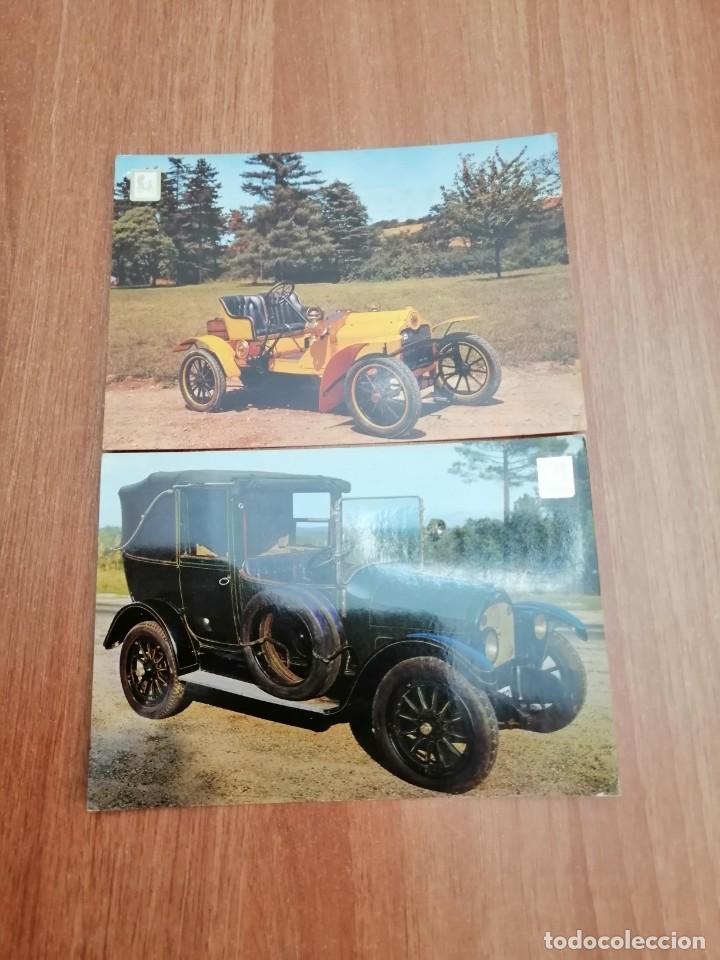 Postales: 2 POSTALES COCHES DE EPOCA CIRCULADAS - Foto 1