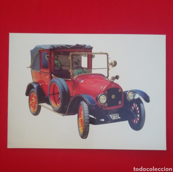 Postales: 8 Postales Coches Antiguos - Foto 3