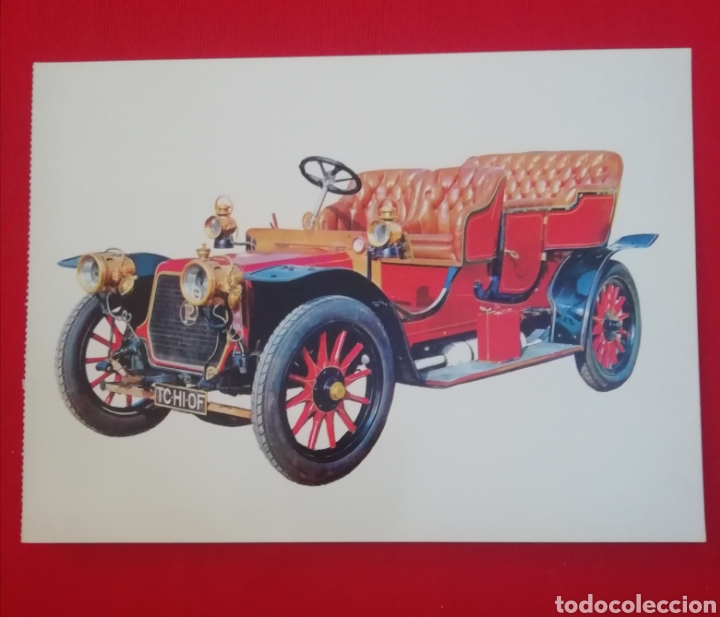Postales: 8 Postales Coches Antiguos - Foto 1