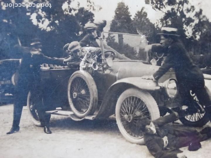 Postales: Postal de &eacute;poca.Coche Elizalde. - Foto 2
