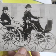 Cartoline: POSTAL AUTOMOVIL PRIMER CARRUAJE DAUMIER A MOTOR 1896 ESCRITA Y BELLAMENTE SELLADA 1962