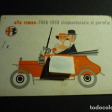 Postales: ALFA ROMEO POSTAL PUBLICITARIA 50 ANIVERSARIO