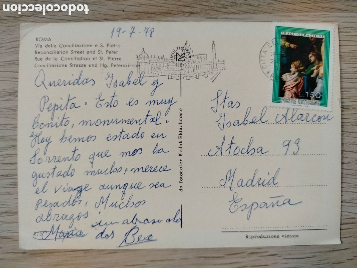 Postales: POSTAL ROMA - ITALIA - Foto 2