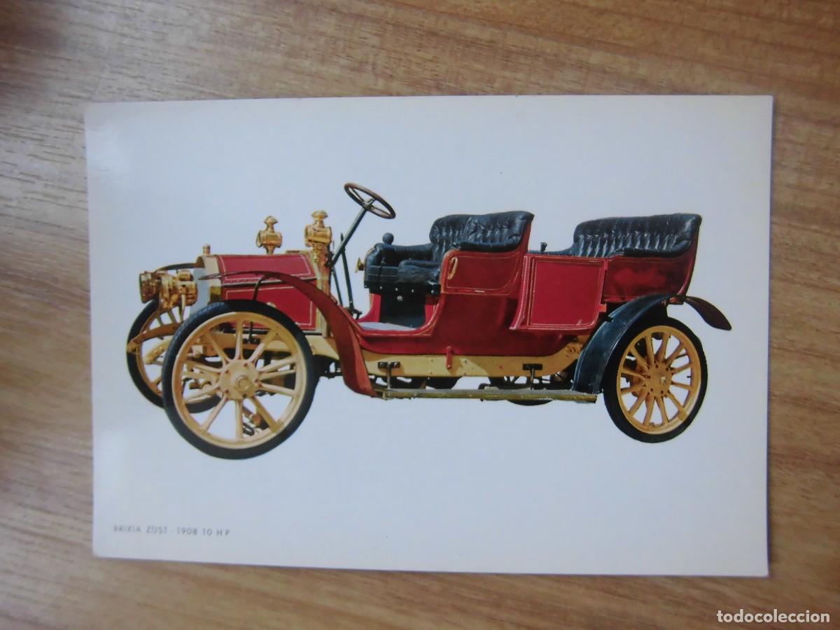 Postales: POSTAL COCHE BRIXIA ZUST 1908 10 H P CC - Foto 1