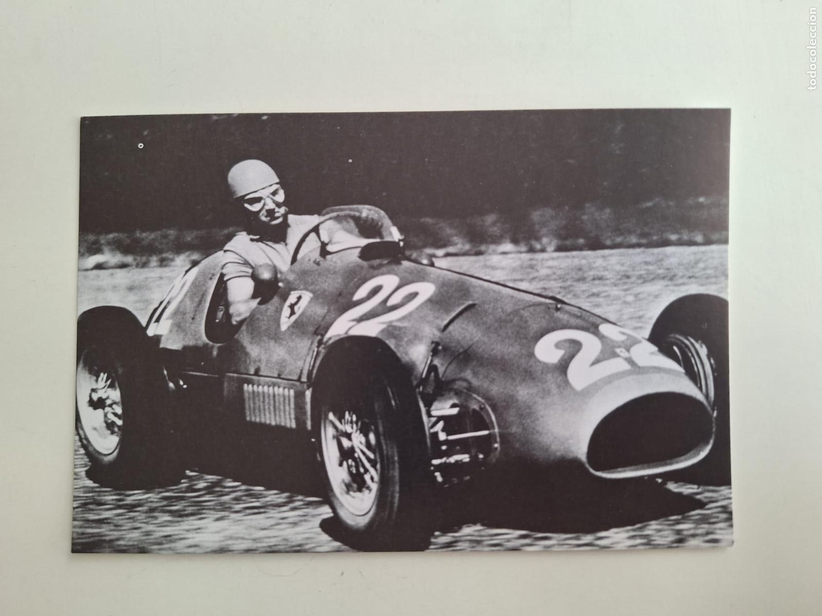 Postales: Postal Ferrari 500 F2 Alberto Ascari Campe&oacute;n del Mundo F1 1952-1953 Maranello Italia