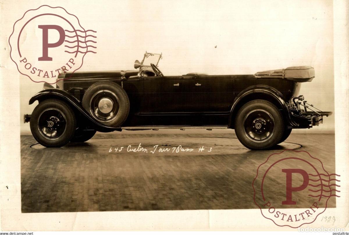 Cartes Postales: PACKARD 645 CUSTOM TOUR 7 PASS DE LUXE EIGHT 1929 26*16CM The Bryan Goodman Collection