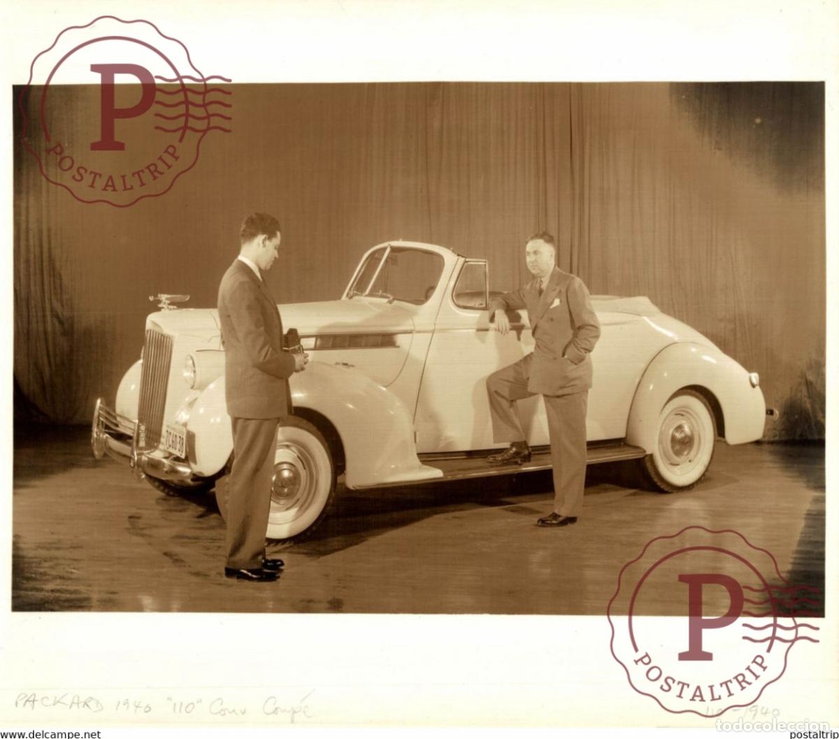 Cartes Postales: PACKARD 1940 110 COUPE 25*20CM The Bryan Goodman Collection