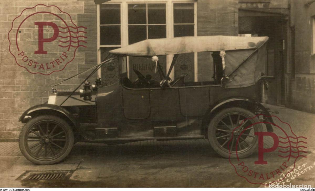 Cartes Postales: RPPC CARTE PHOTO SOMMERSET CHRISTOPHER CREWKERNE 14*9cm CAR VOITURE COCHES Bryan Goodman Collection