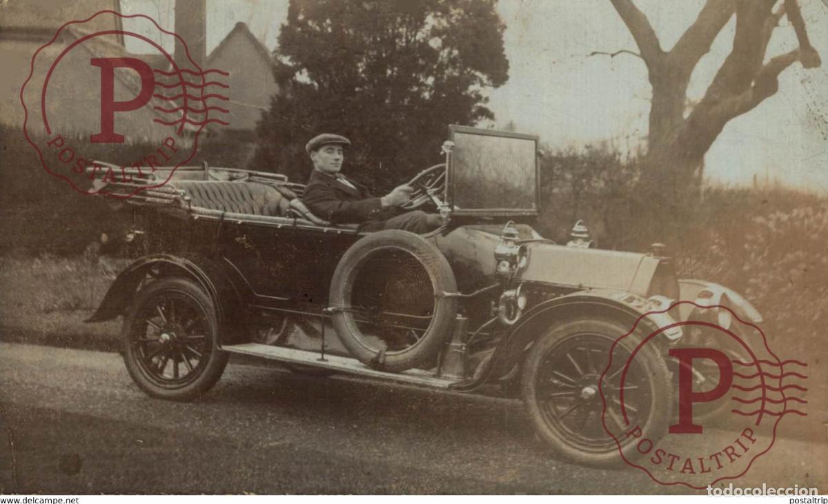 Cartes Postales: RPPC CARTE PHOTO BEDFORD BUICK 1913 Bryan Goodman Collection