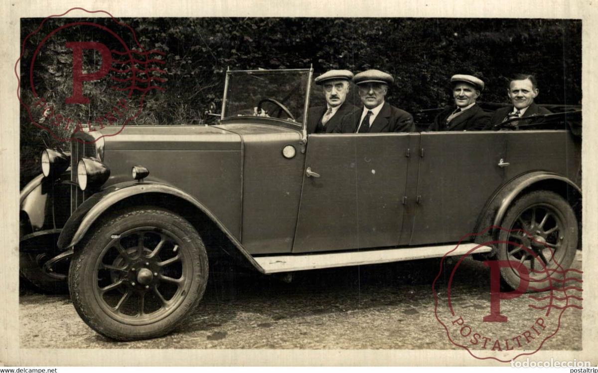 Cartes Postales: RPPC CARTE PHOTO JOWETT 1931 AUTOMOBILE Bryan Goodman Collection