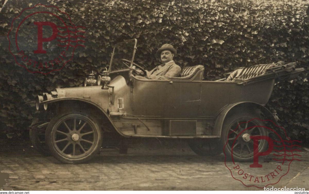 Cartes Postales: LION PEUGEOT ETAT SEE SCAN CARTE PHOTO RPPC MOTER CAR COCHES Bryan Goodman Collection