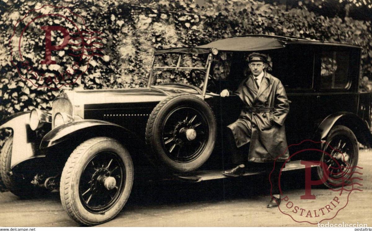 Cartes Postales: PEUGEOT CARTE PHOTO ALGIERS 1925 MOTER CAR COCHES Bryan Goodman Collection