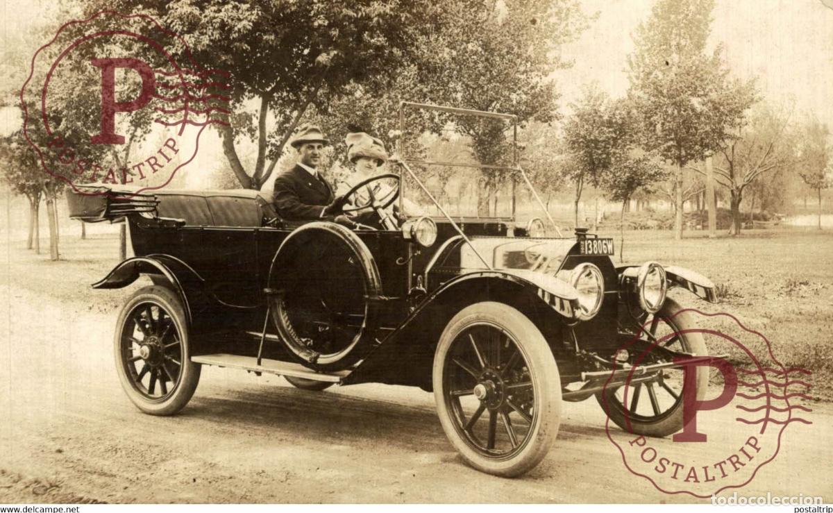 Postais: CADILLAC 1911 THIRTY WISCONSIN RPPC CARTE PHOTO MOTER CAR COCHES Bryan Goodman Collection