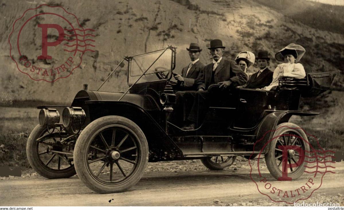 Postais: CADILLAC 1908-09 THIRTY WISCONSIN RPPC CARTE PHOTO MOTER CAR COCHES Bryan Goodman Collection