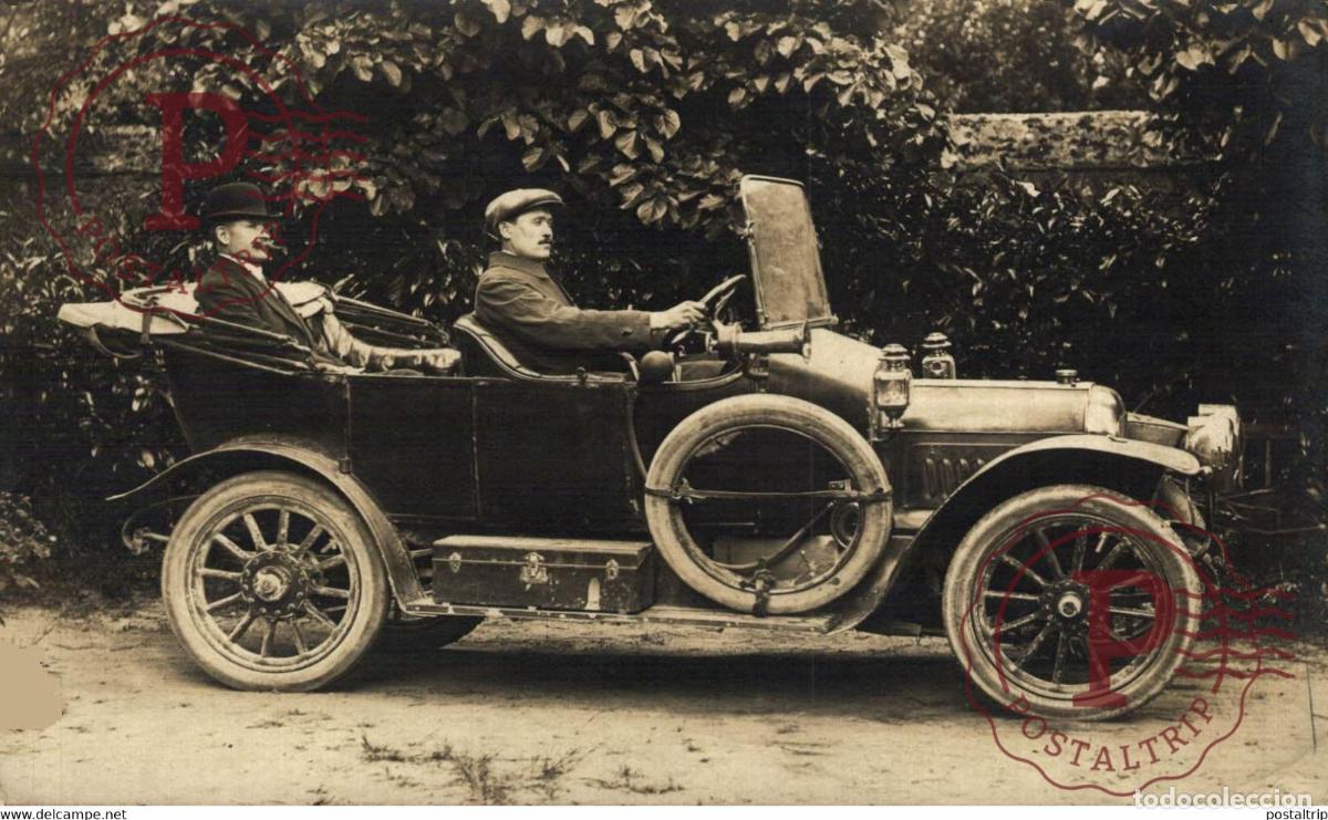 Postkarten: BRASIER CRACK LEFT SIDE E MAGE PHOTO MONTROUGE CARTE PHOTO RPPC MOTER CAR COCHES Bryan Goodman Coll