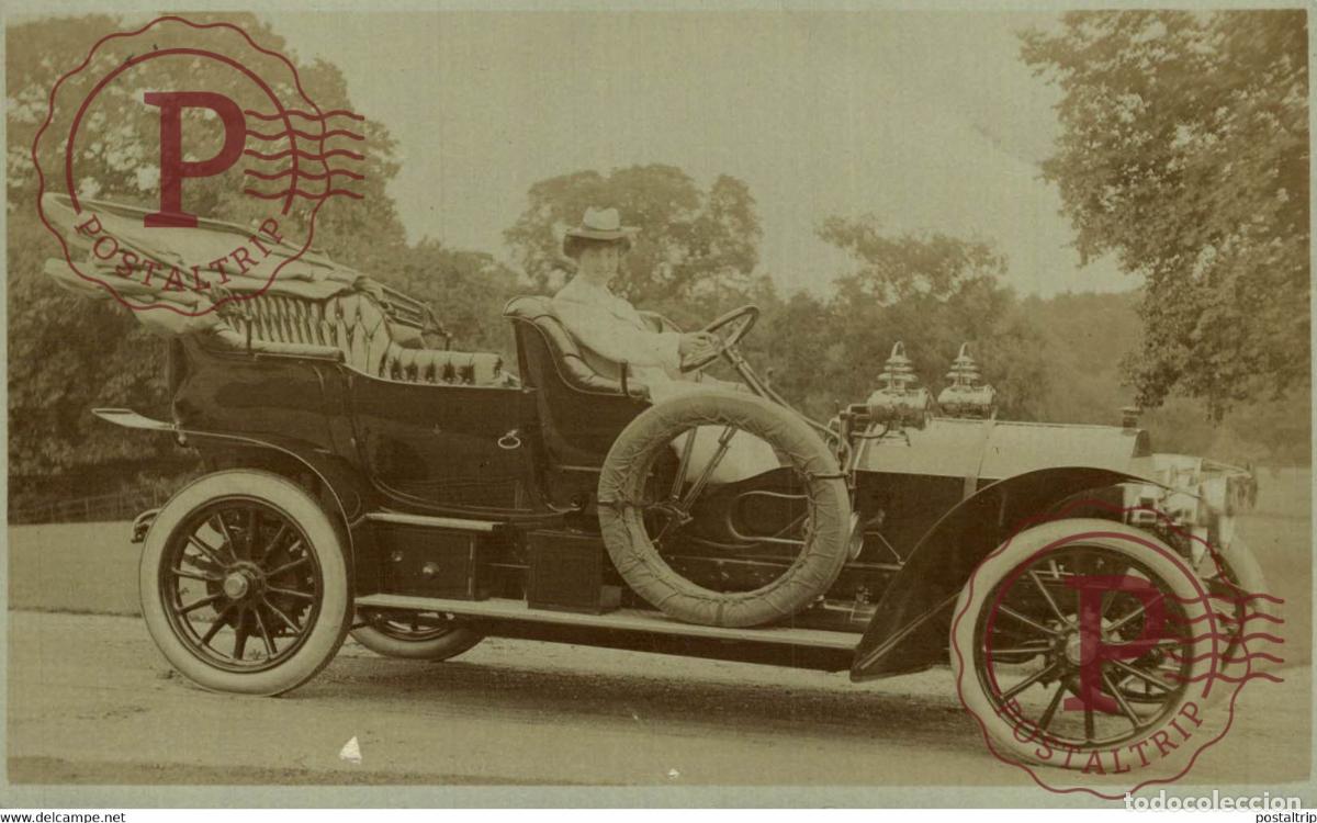 Cartes Postales: METALLURGIQUE RPPC CARTE PHOTO VOITURE MOTER CAR COCHES Bryan Goodman Collection