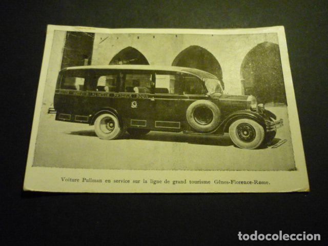 Postales: AUTOBUS PULLMAN FLORENCIA ROMA - Foto 1