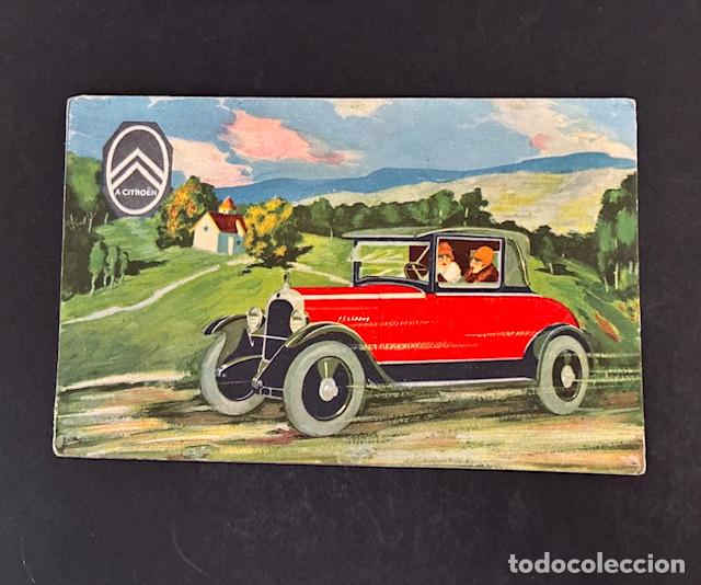 Postales: CITROEN - POSTAL ANTIGUA PUBLICIDAD COCHE CITROEN - SIN CRICULAR (ORIGINAL)