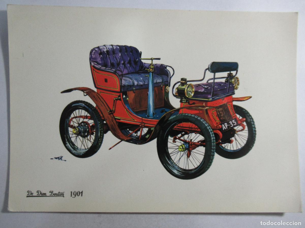 Postales: De Dion Bouton 1901 - Caja de Pensiones para la Vejez y de Ahorros - S/C