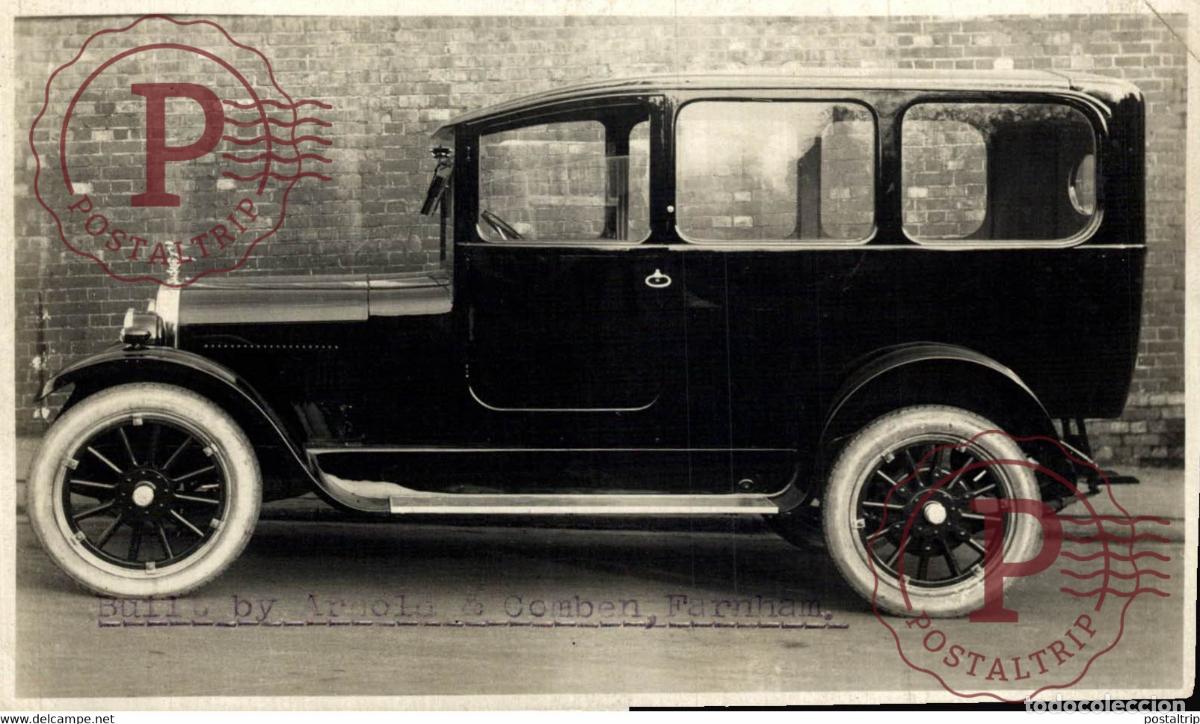 Postcards: RPPC CARTE PHOTO DODGE 1924 ARNOLD COMBEN EAST STREET FARNHAM SURREY USA MOTER CAR COCHES Bryan Go