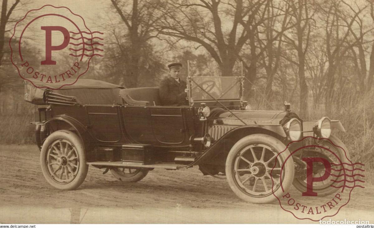 Postales: RPPC CARTE PHOTO PACKARD SERIES 3-38 TOURING 1915 USA MOTER CAR COCHES Bryan Goodman Collection