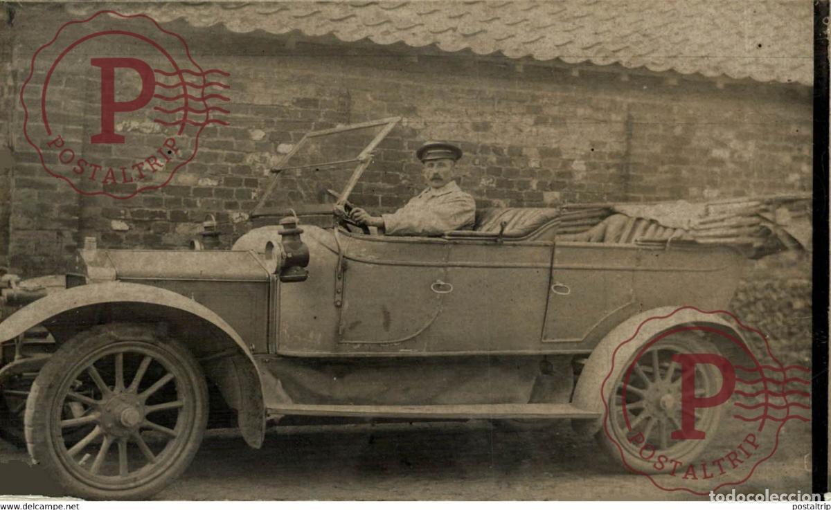 Postcards: RPPC CARTE PHOTO VULCAN CAR COCHES Bryan Goodman Collection