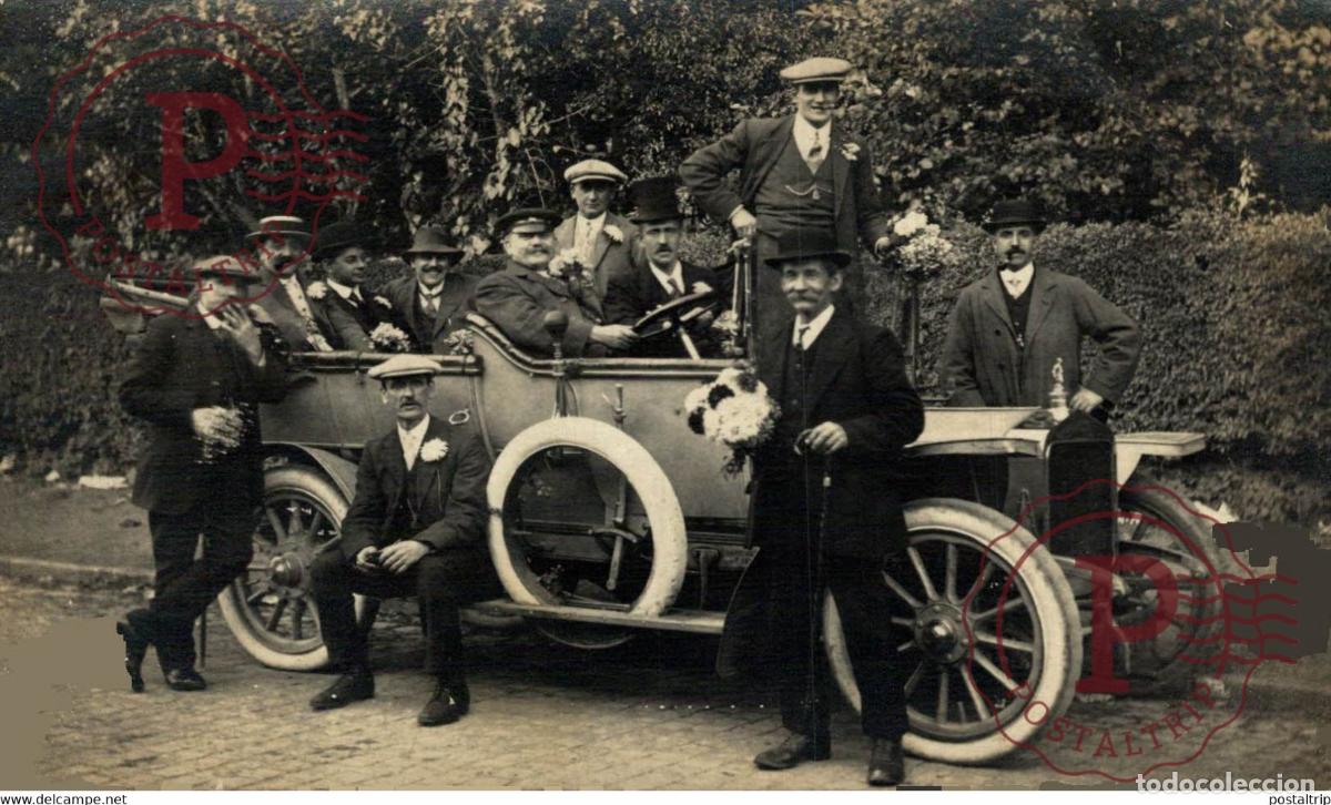 Postcards: RPPC CARTE PHOTO VULCAN CAR COCHES Bryan Goodman Collection