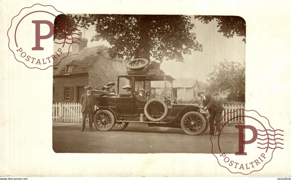Postkarten: RPPC CARTE PHOTO UNIC CAR COCHES Bryan Goodman Collection
