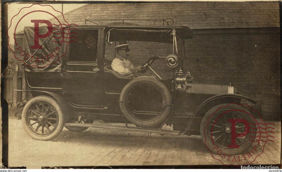 Postkarten: RPPC CARTE PHOTO UNIC CAR COCHES Bryan Goodman Collection