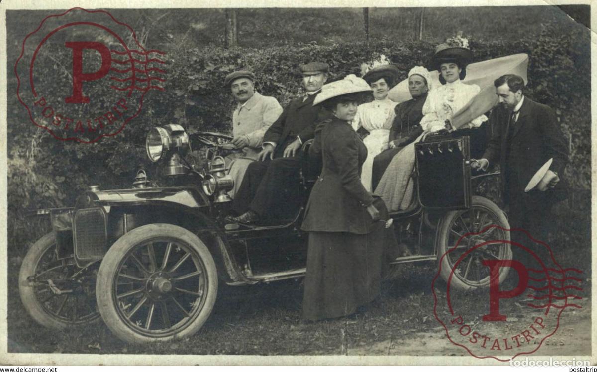 Postkarten: RPPC CARTE PHOTO UNIC PHOTO MAURICE COUVRAT POITIERS CAR COCHES Bryan Goodman Collection