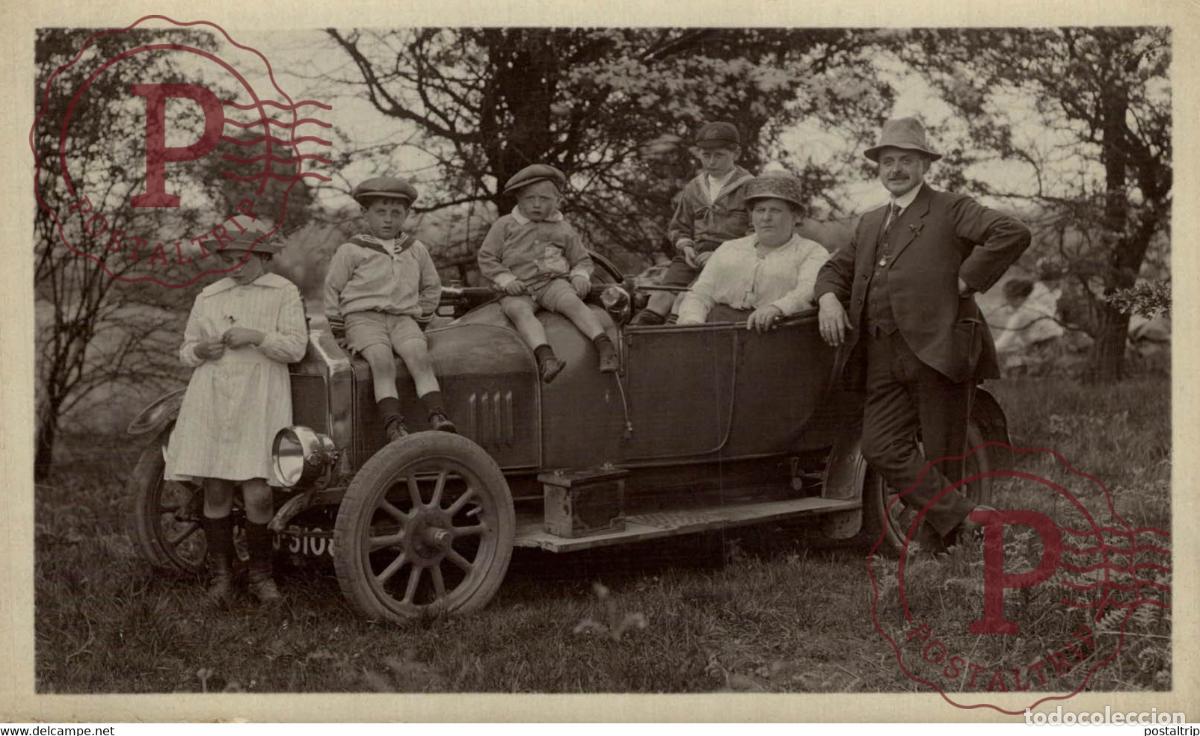 Postkarten: RPPC CARTE PHOTO SWIFT CAR COCHES Bryan Goodman Collection