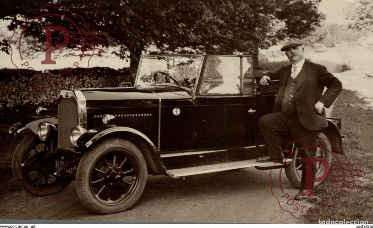 Postkarten: RPPC CARTE PHOTO SWIFT PHOTO H M VEALE AND CO BRISTOL WILLIAM HENRY HICKS CAR COCHES Bryan Goodman