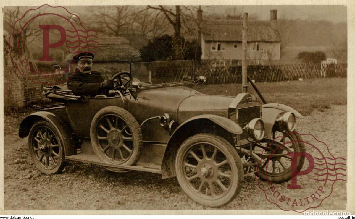 Postkarten: RPPC CARTE PHOTO SWIFT CAR COCHES Bryan Goodman Collection
