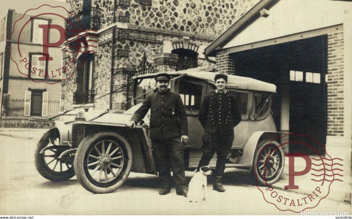 Postcards: RPPC CARTE PHOTO PEUGEOT CAR COCHES Bryan Goodman Collection
