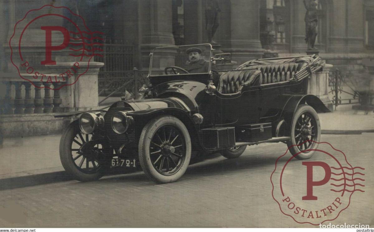 Postcards: RPPC CARTE PHOTO PEUGEOT CAR COCHES Bryan Goodman Collection
