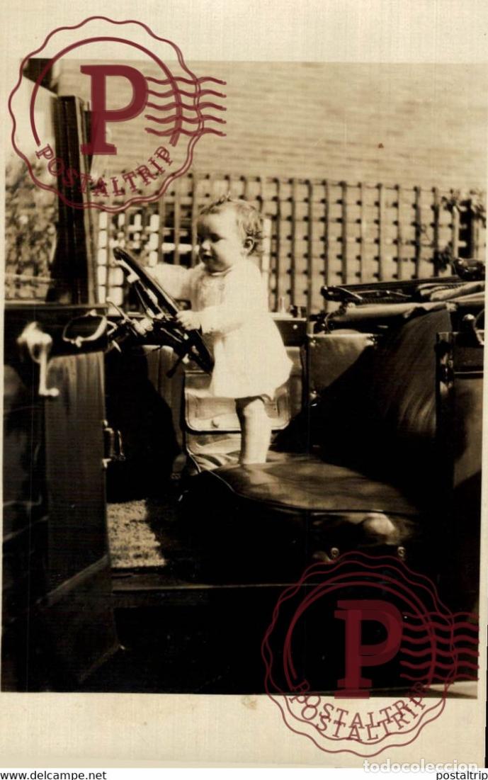 Postcards: RPPC CARS AND CHILDREN CARS COCHES Bryan Goodman Collection PARIS