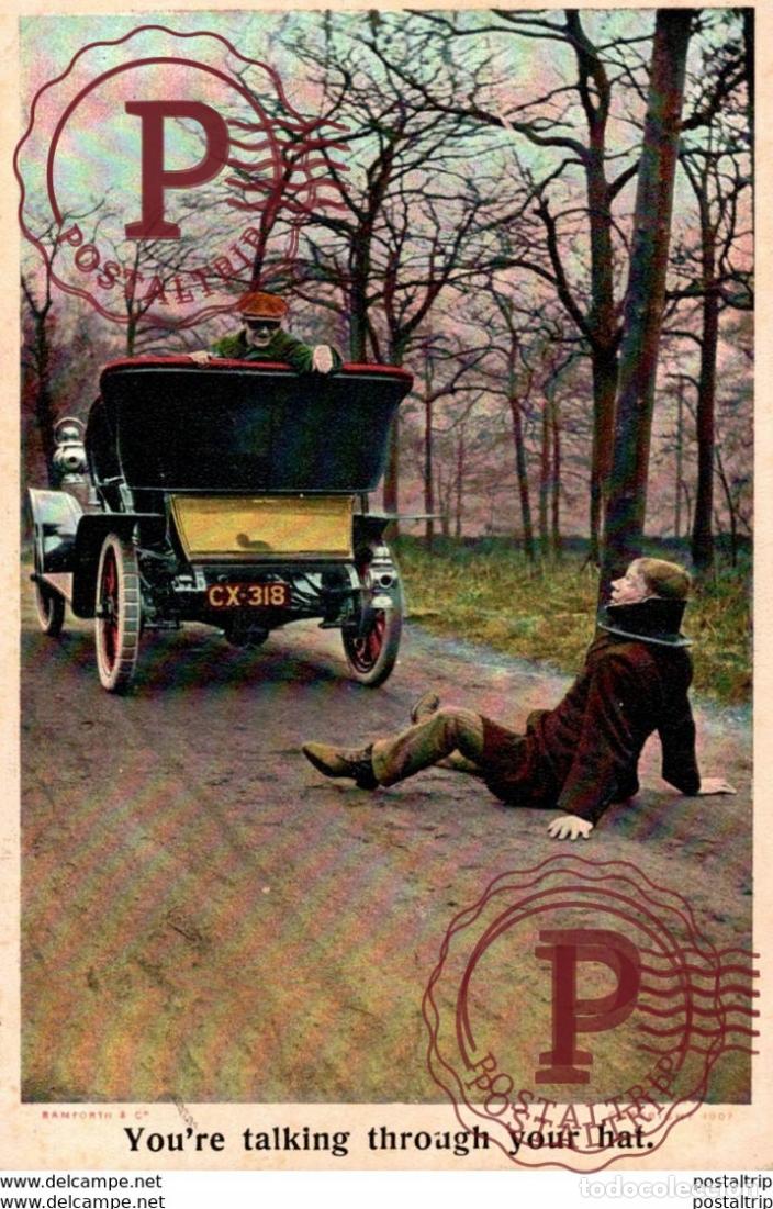 Postcards: YOURE TALKING THROUGH YOUR HAT