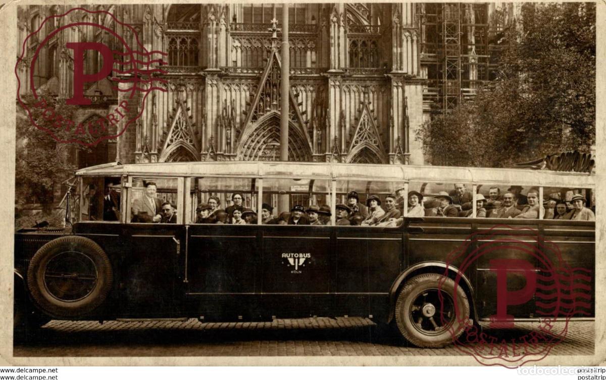 Postales: AUTOBUS K&Ouml;LN RPPC K&ouml;ln: OLDTIMER AUTOBUS - Foto 1