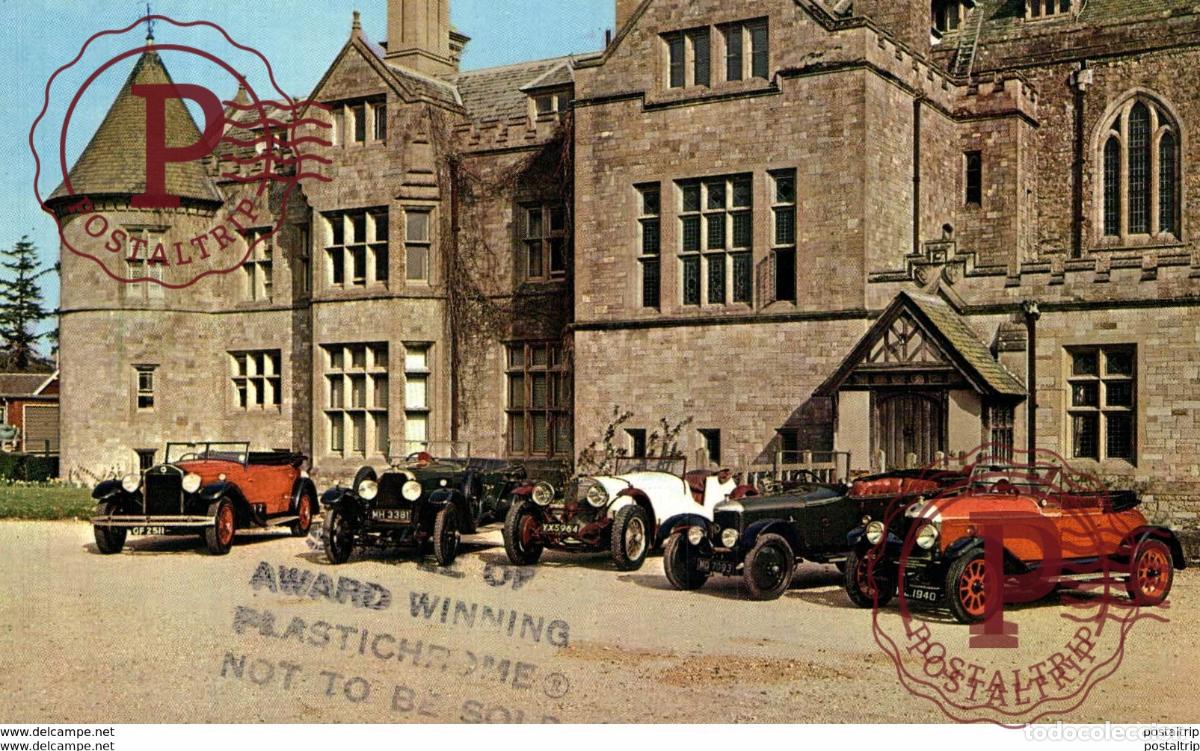 Postcards: VINTAGE PARADE 1929 LANCIA DILAMBDA, 1925 AUSTRO-DAIMLER, 1927 S MODEL MERCEDES-BENZ, 1921 A. C.,