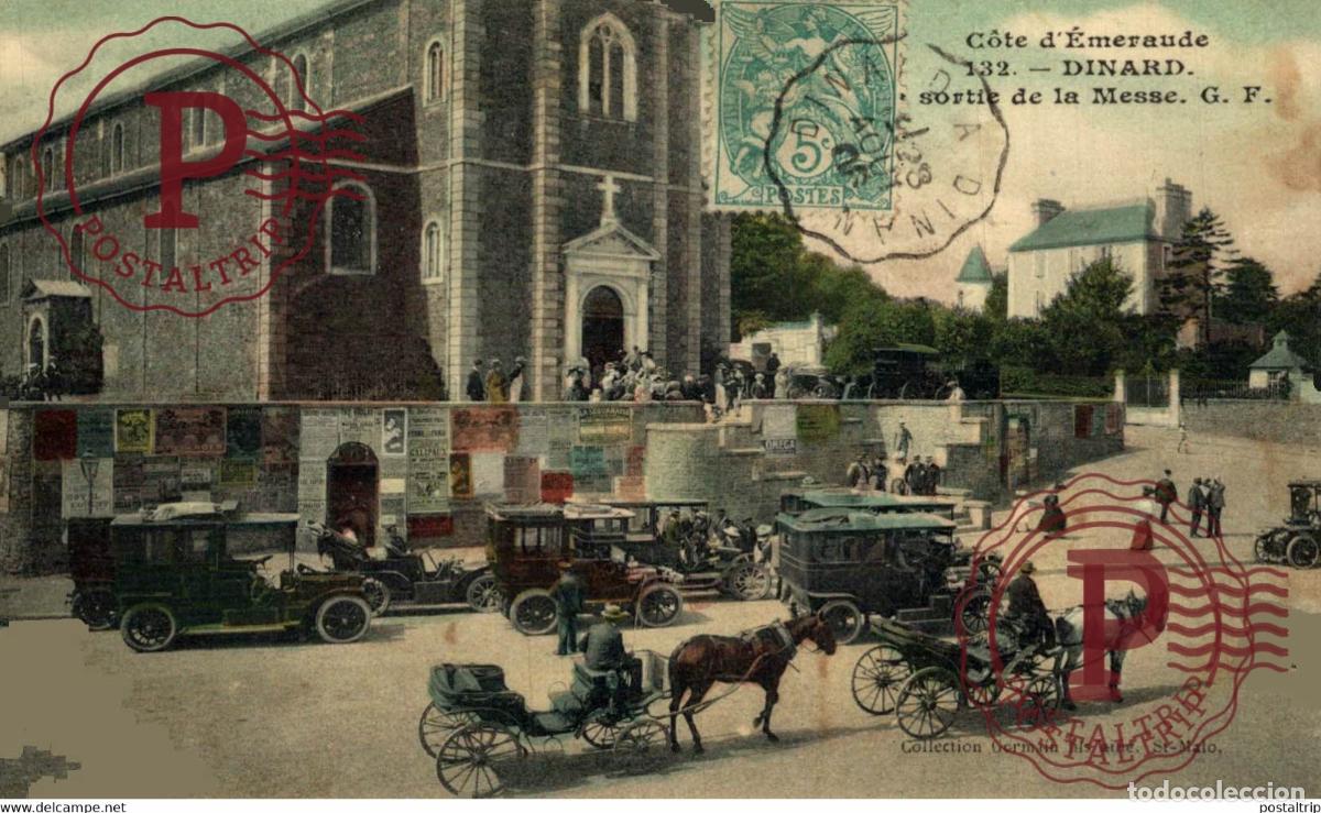 Postales: DINARD SORTIE DE LA MESSE - Foto 1
