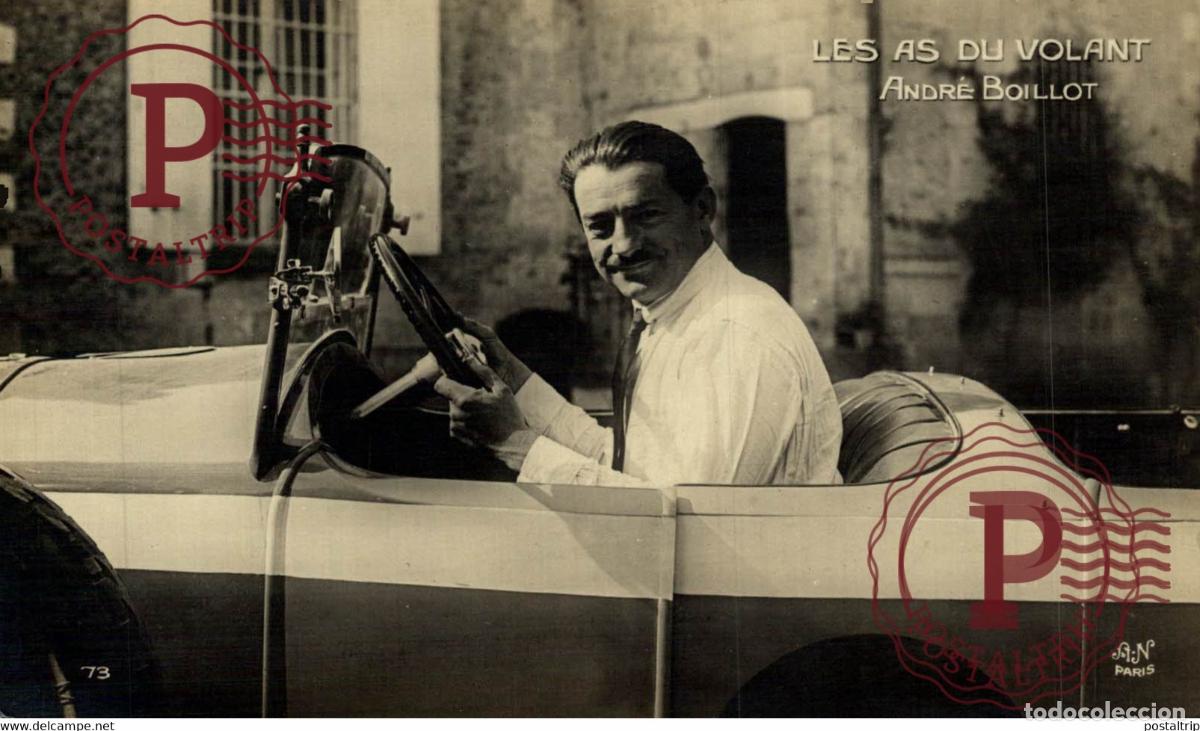 Postales: rppc carte photo AUTOMOBILE LES AS DU VOLANT PILOTE ANDRE BOILLOT