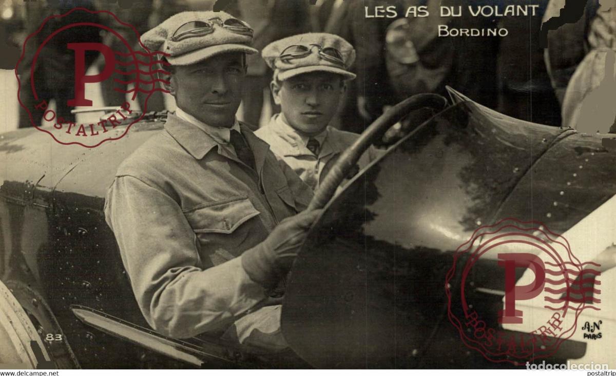 Postales: rppc carte photo AUTOMOBILE LES AS DU VOLANT PILOTE BORDINO
