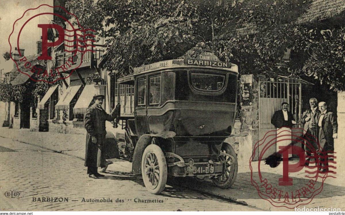 Postales: RARE 77- BARBIZON-Automobile des Charmettes
